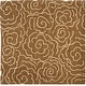 preview thumbnail 42 of 61, SAFAVIEH Handmade Soho Aloisa Roses N.Z. Wool Rug 6' Square - Brown/Ivory - Square
