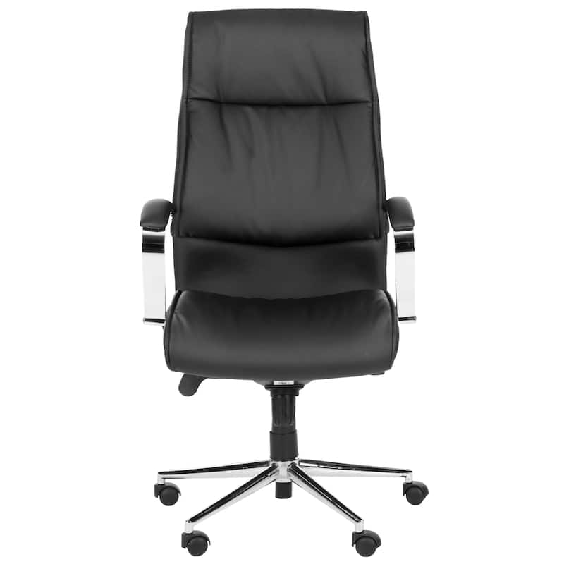 SAFAVIEH Caryn Black Desk Chair - 26" x 26.8" x 47.2" - 26Wx27Dx47H