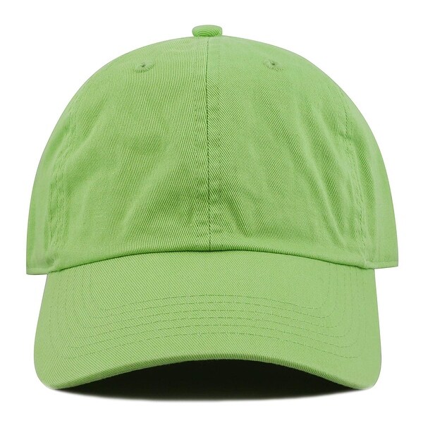 green baseball cap