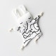 preview thumbnail 1 of 2, Wee Gallery Cuddle Bunny - Ribbons