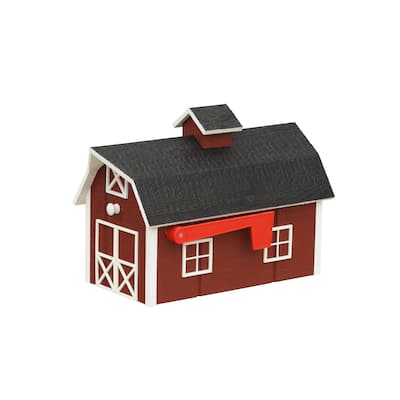 Wooden Barn Style Mailbox