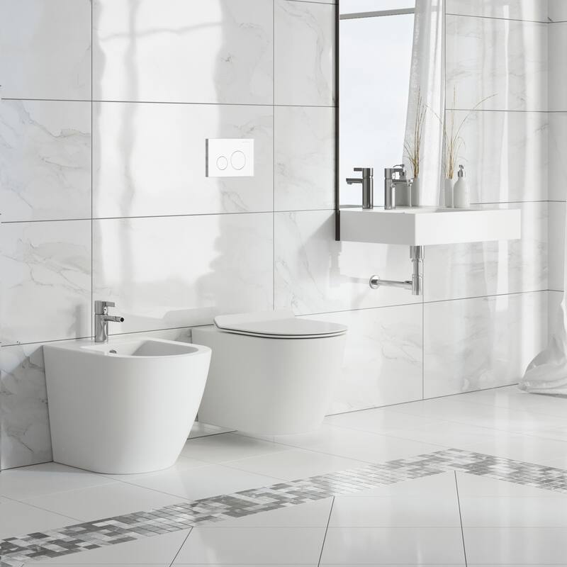 St. Tropez Wall Hung Toilet Bowl, White