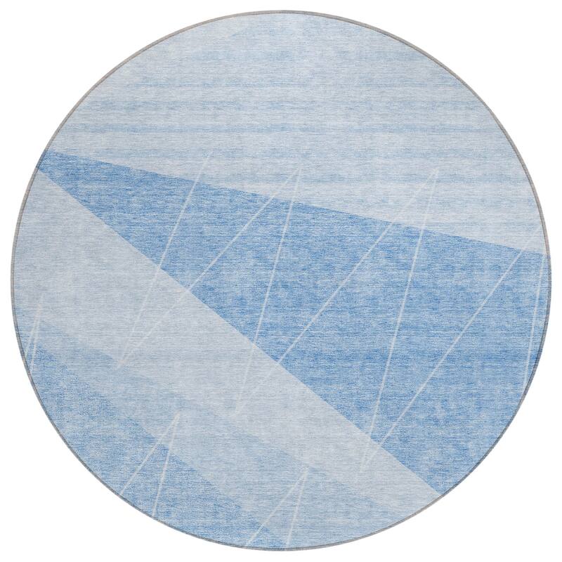 Machine Washable Indoor/ Outdoor Chantille Modern Prism Rug