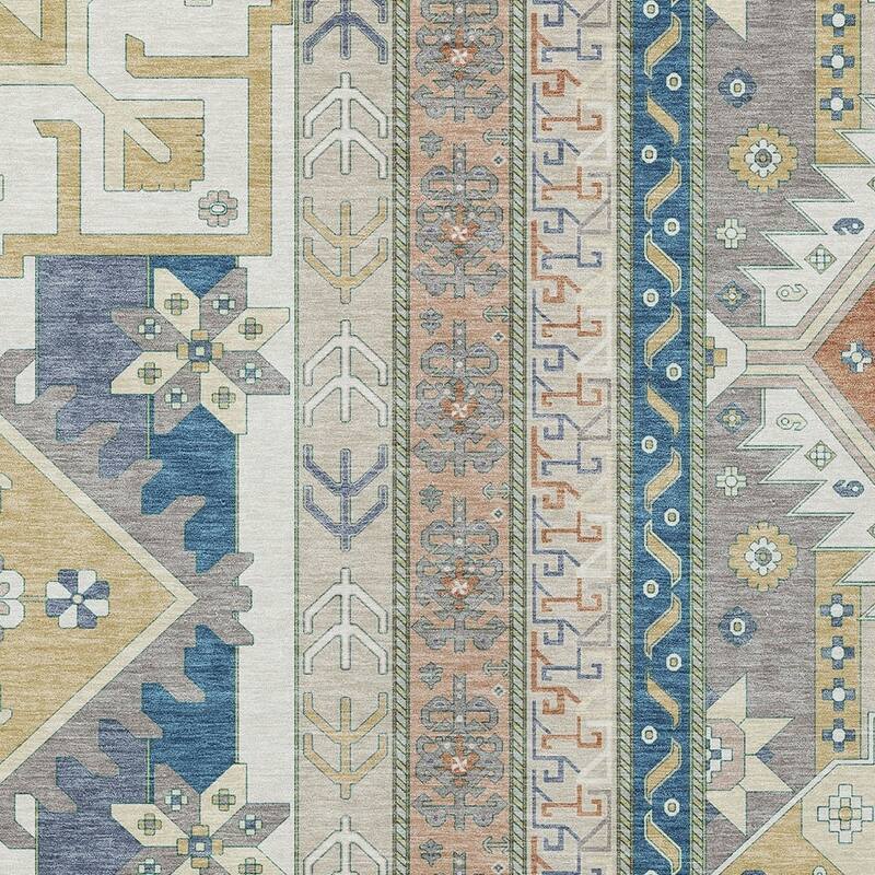HomeRoots Aztec Transitional Rectangle Outdoor Rug