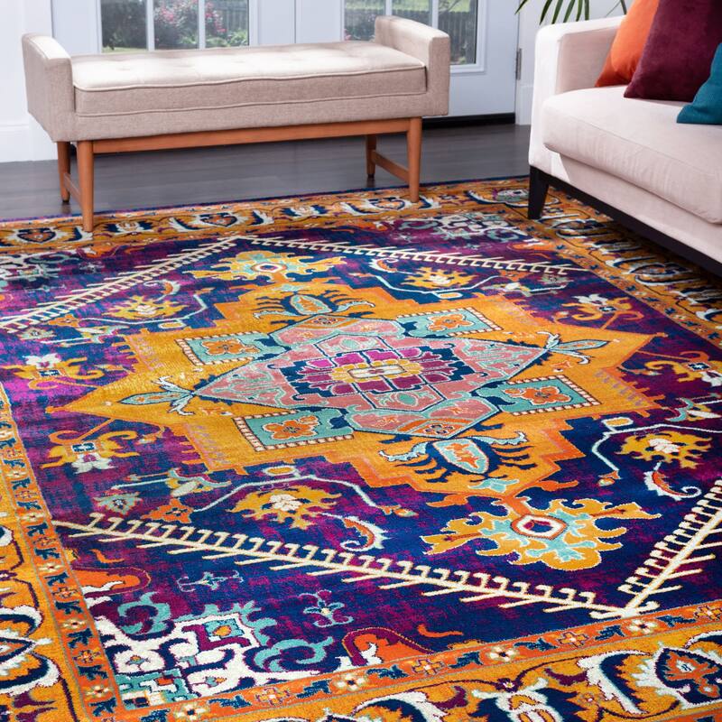 Genesis Bohemian & Eclectic Medallion Indoor Area Rug