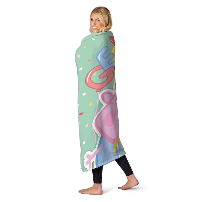 Hasbro Peppa Pig Silk Touch Throw Blanket