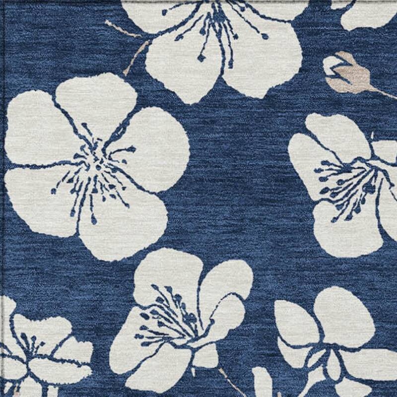 HomeRoots Floral Transitional Rectangle Outdoor Rug