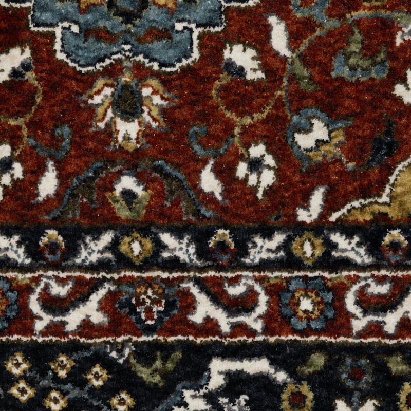 HomeRootsMedallion Traditional Rectangle Area Rug