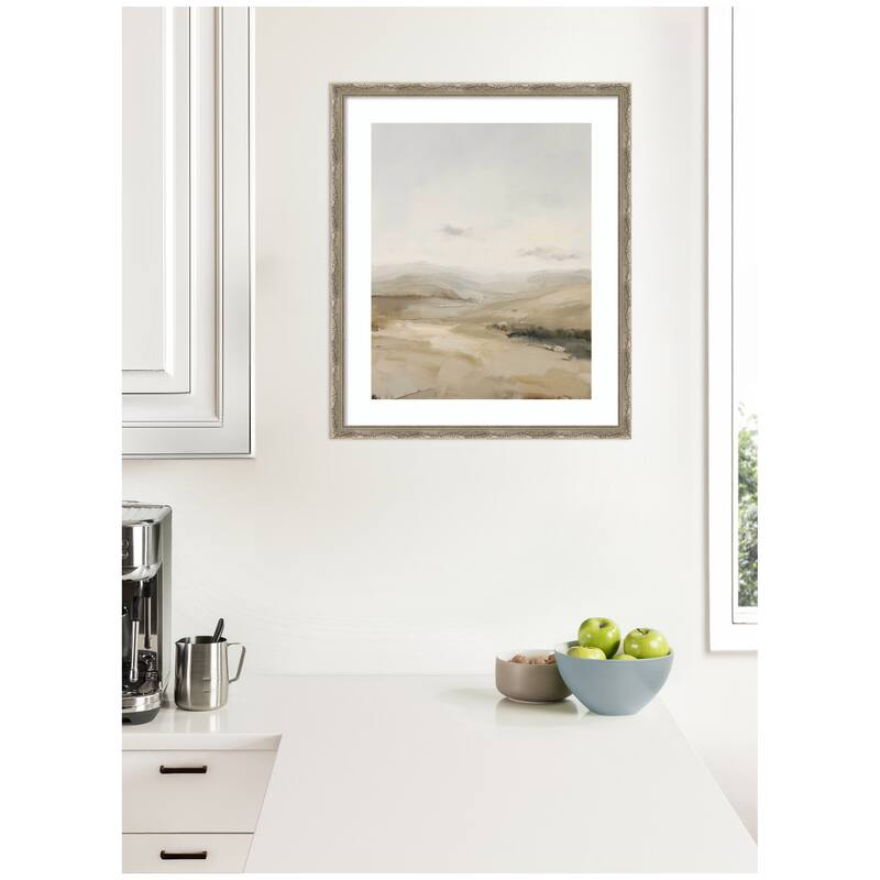 Kate and Laurel Fading Fields I by Amy Lighthall Framed Wall Art Print