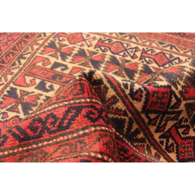 ECARPETGALLERY Hand-knotted Teimani Beige Wool Rug - 2'9 x 4'4