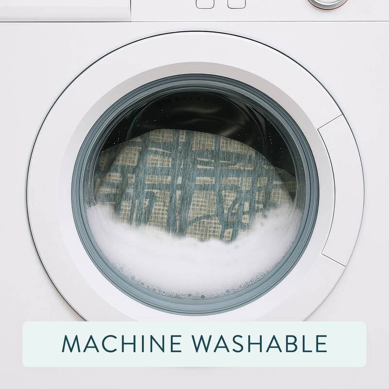 Machine Washable Indoor/ Outdoor Modern Centurion Chantille Rug