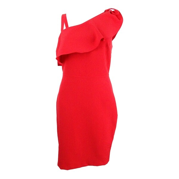 red guess dress