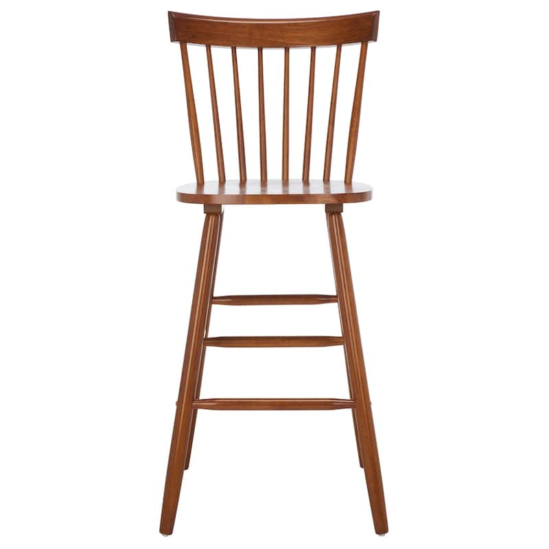 SAFAVIEH Belva 30-inch Spindle Farmhouse Bar Stool (Set of 2) - 20" W x 21" D x 44" H - 20"W x 21"D x 44"H
