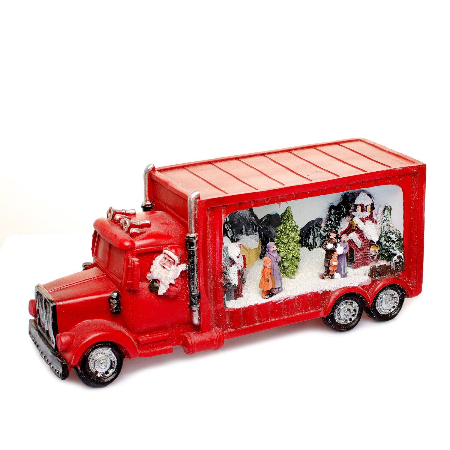 Red Truck LED Christmas Decor 8.7 х 2.95 х 3.7" Bed Bath & Beyond