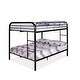 preview thumbnail 4 of 4, Furniture of America Hind Modern Metal Full over Full Bunk Bed