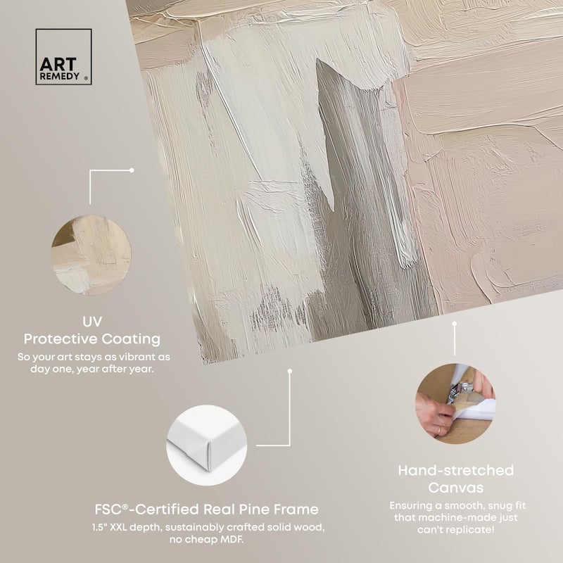 Subtle Earth Tones II Canvas by Art Remedy, Gallery Wrapped