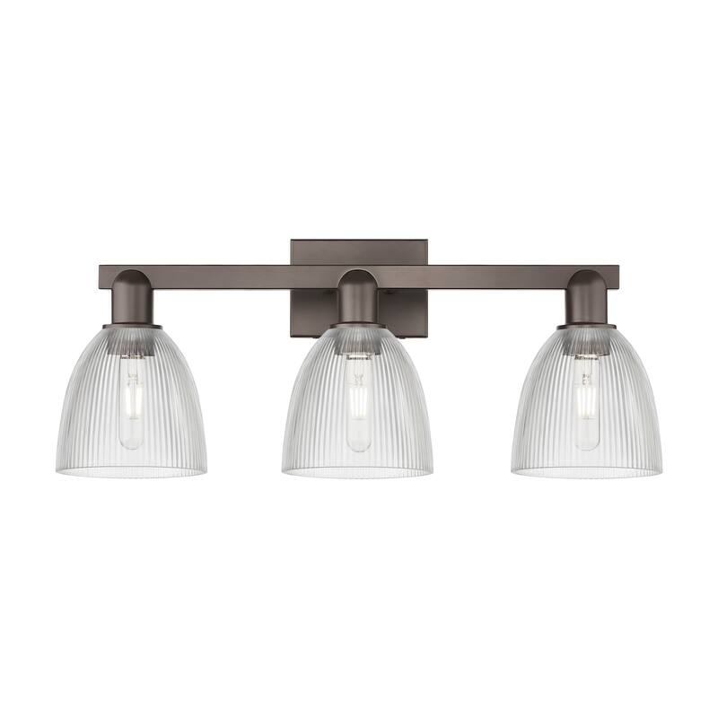 Innovations Lighting Endless Possibilities Arcadia - Castile - 3 Light 25" Bath Vanity Light - Clear/Oil Rubbed Bronze