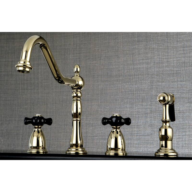 Kingston Brass Duchess 1.8 GPM Widespread Kitchen Faucet - Includes