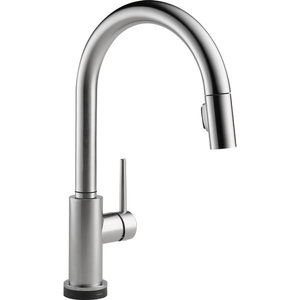 Delta 9159T-DST Trinsic Pull-Down Kitchen Faucet with On/Off Touch Activation, Magnetic Docking Spray Head