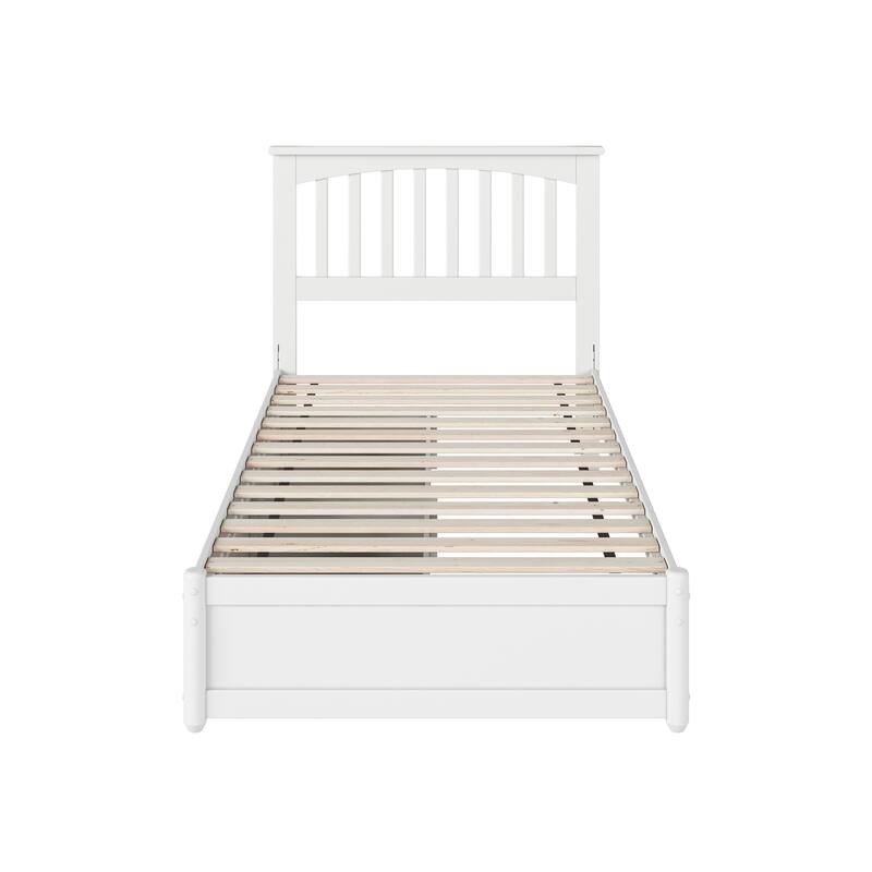 Everett Platform Bed with Panel Footboard and Storage Drawers
