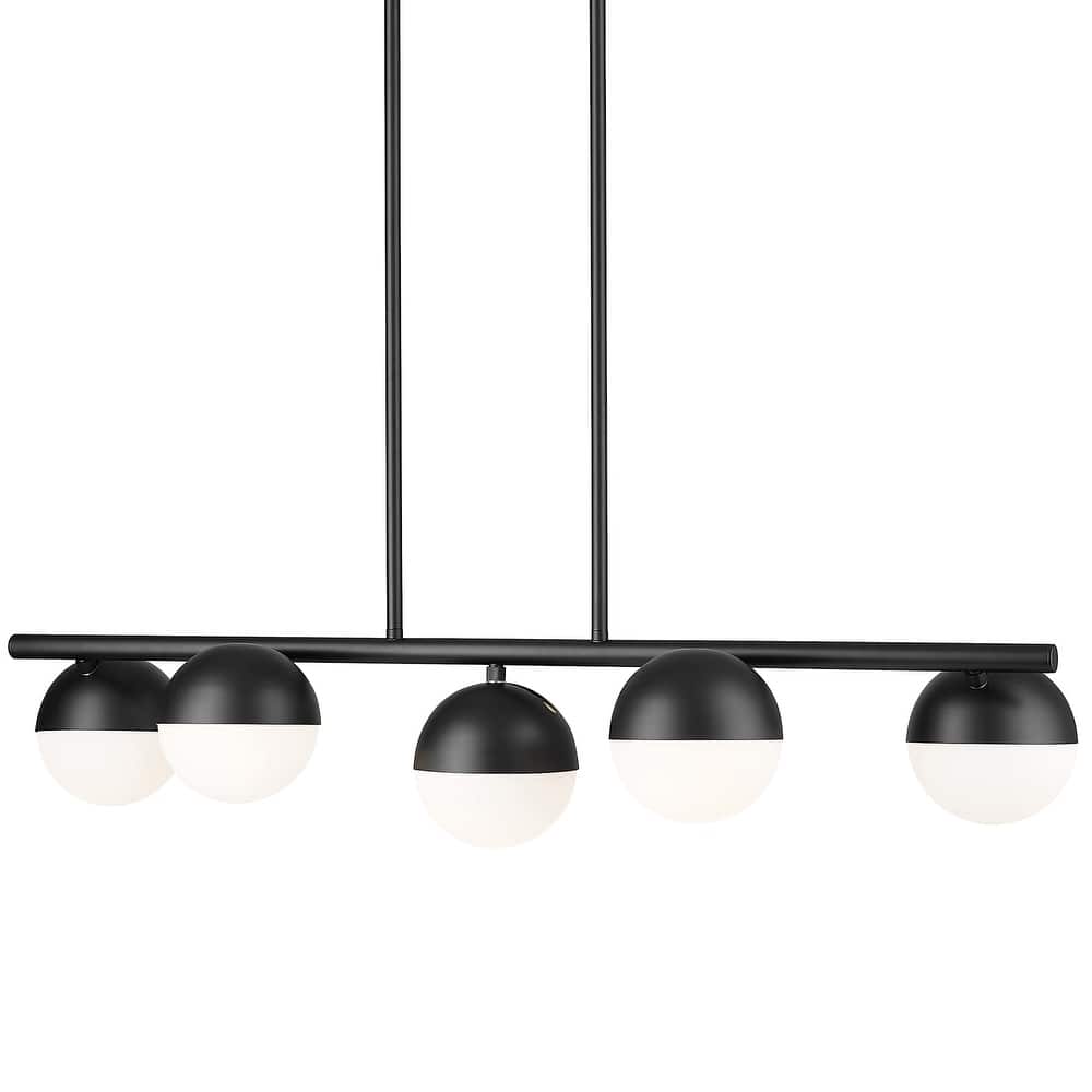 Z-Lite 7517-5L Realm Sphere 5 Light 42" Wide Linear Chandelier
