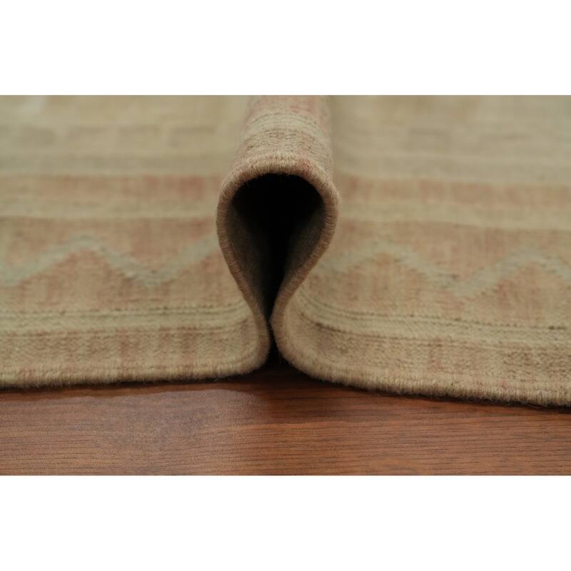 Hand Woven Oriental 100% Wool Carpet Southwestern Tribal Multi-Colored Kilim Area Rug - 5' 11'' X 3' 11''