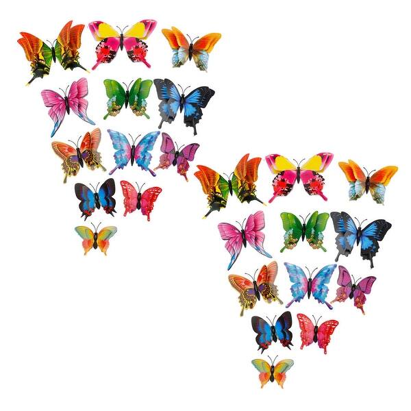 Shop 3d Butterfly Wall Sticker Decal With Sticker For Home Bedroom