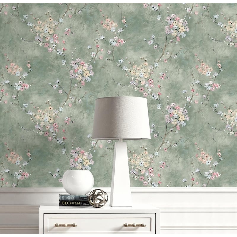 Harry & Grace Floral Blossom Peel and Stick Wallpaper