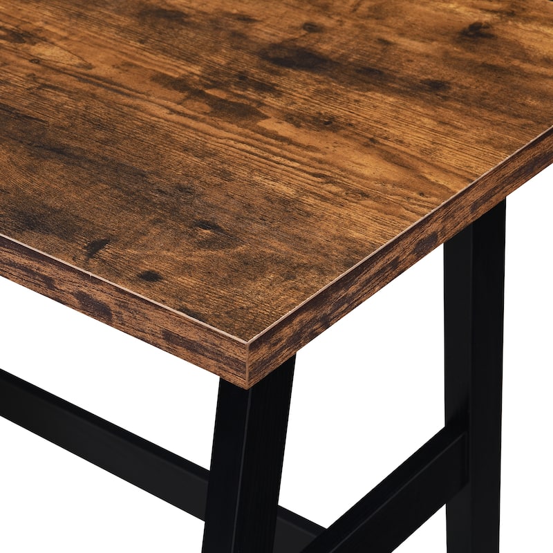 Convenience Concepts Designs2Go Trestle Desk with Shelves