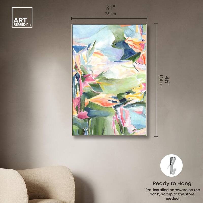 Sunkissed Garden Canvas by Art Remedy