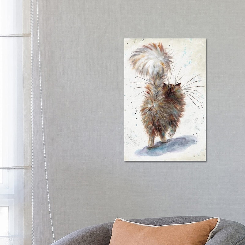 iCanvas "Fluffy Butt" by Kim Haskins Canvas Print - 26x18x1.5