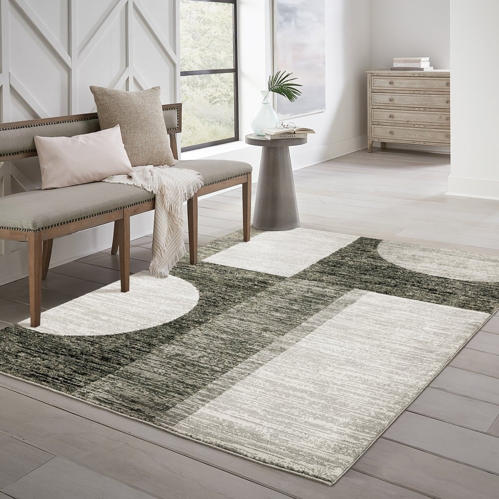 Style Haven Stephan Modern Art-deco Inspired Area Rug