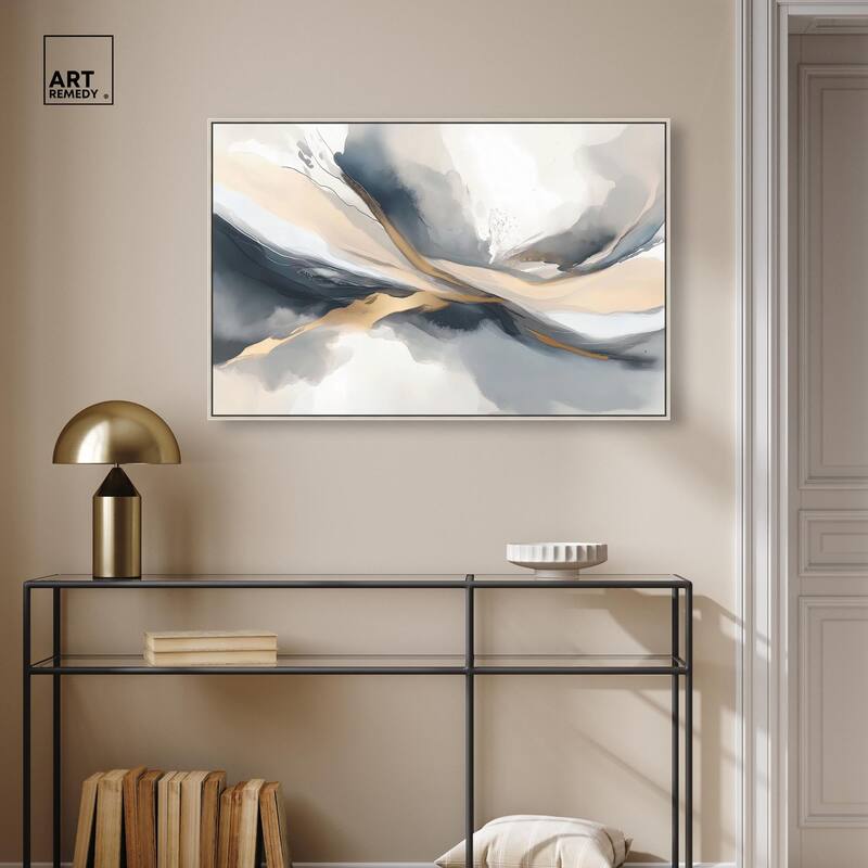 Dynamic Swirls II Canvas by Art Remedy