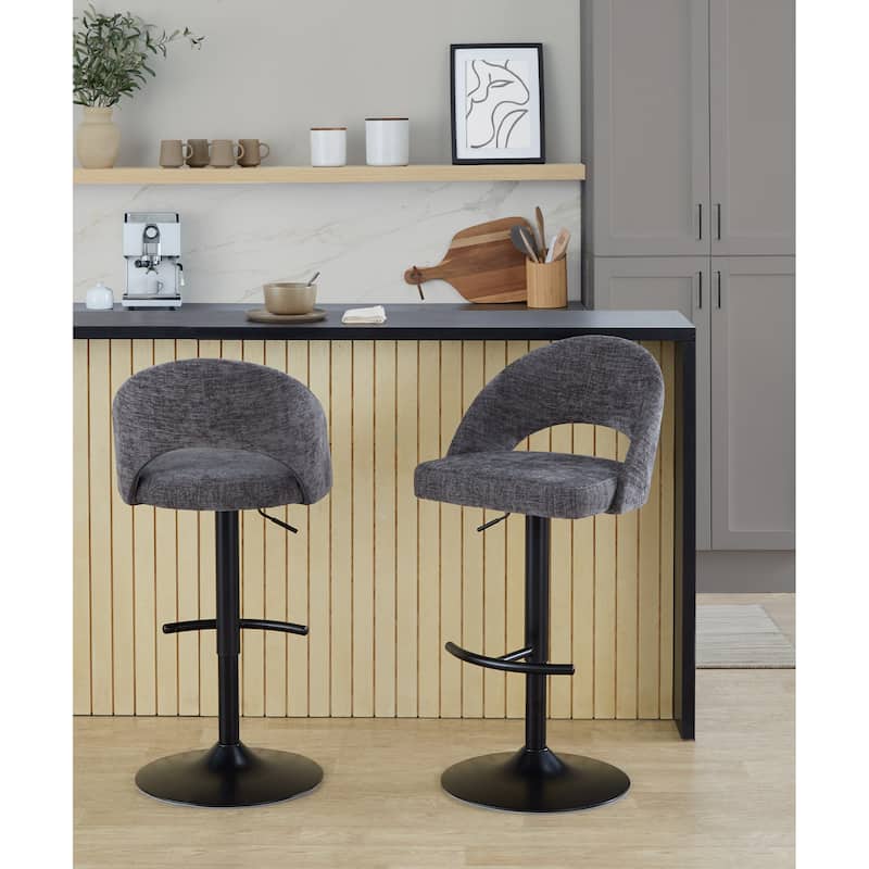 Renee Adjustable Barstool - Set of 2
