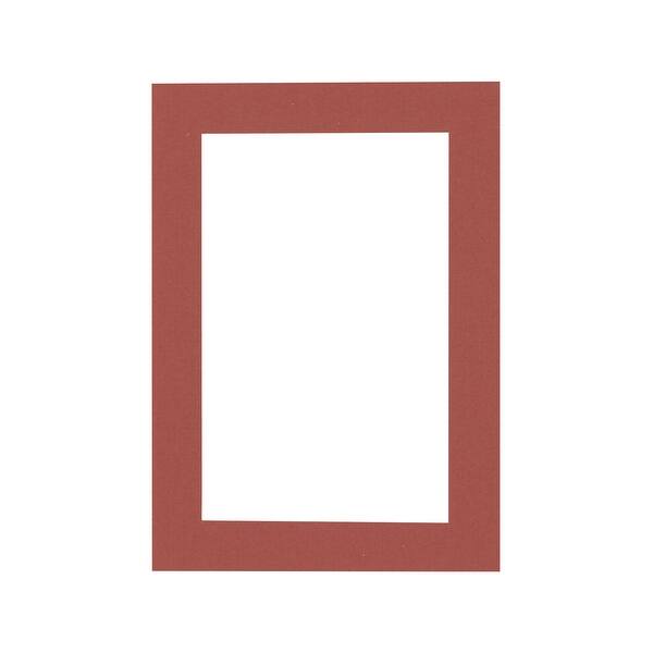 12x12 Mat Bevel Cut for 8x8 Photos Acid Free Brick Red Precut