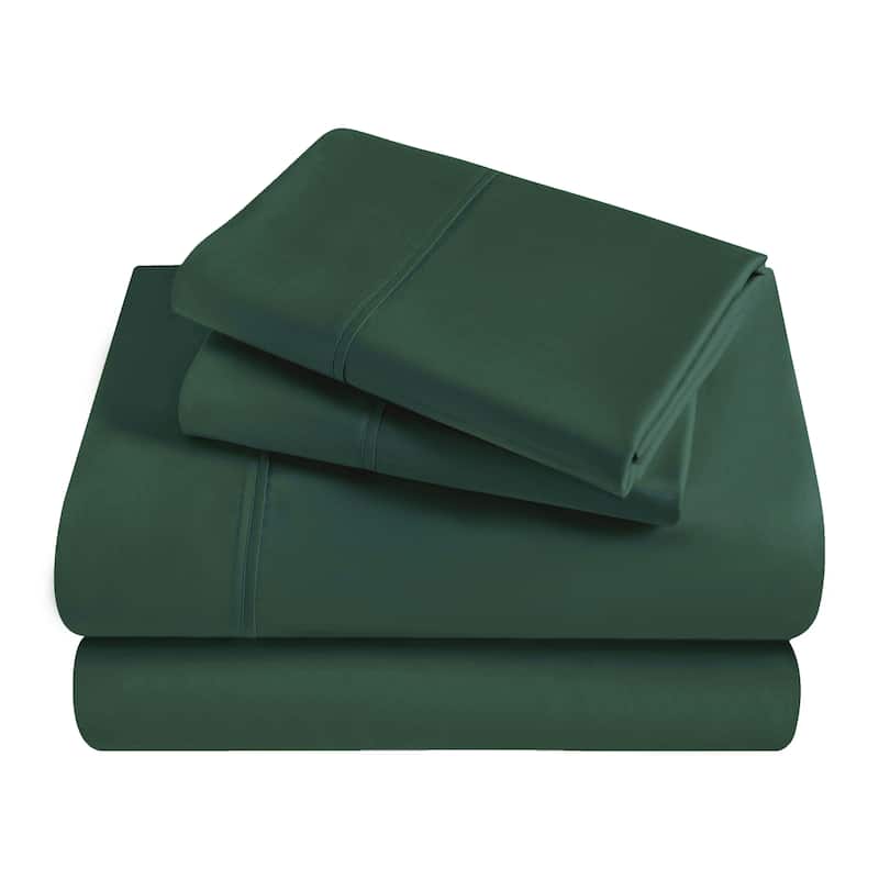 Superior Egyptian Cotton 300 Thread Count Solid Deep Pocket Sheet Set