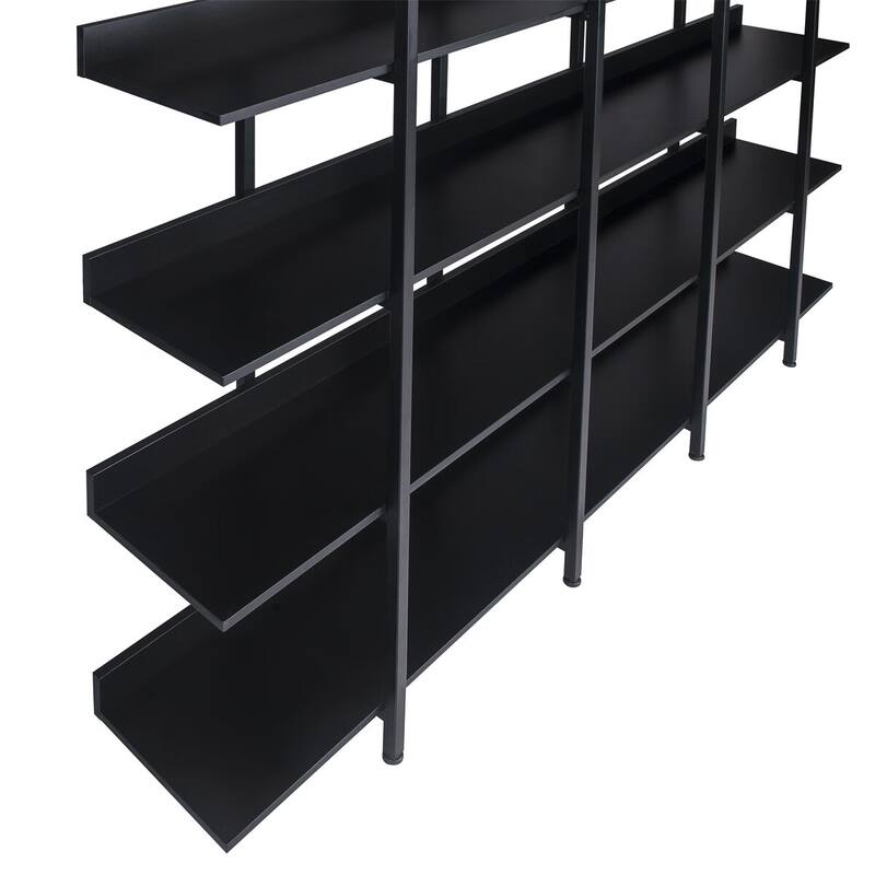 Merax Vintage Industrial 5 Tier Bookcase with Open Shelves