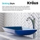 preview thumbnail 35 of 35, Kraus Glass Vessel Sink, Bathroom Faucet, Mounting Ring