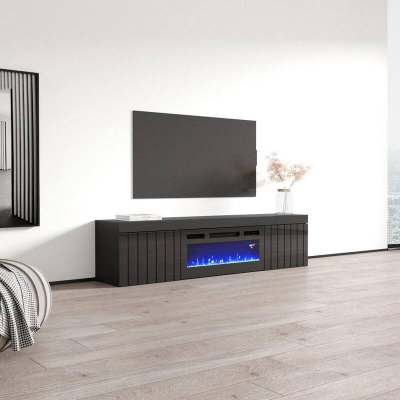 Knoxville BL-EF Electric Fireplace 71" TV Stand