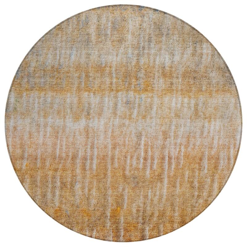 Machine Washable Indoor/ Outdoor Contemporary Ombre Chantille Rug