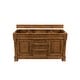preview thumbnail 20 of 34, James Martin Vanities Brookfield 60" Single Vanity, Country Oak Country Oak Cabinet Base Only - No Top