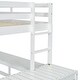 preview thumbnail 16 of 16, Modern Full Size Loft Bed With Built-in Desk and Ladder Platform and Ladders for Bedroom