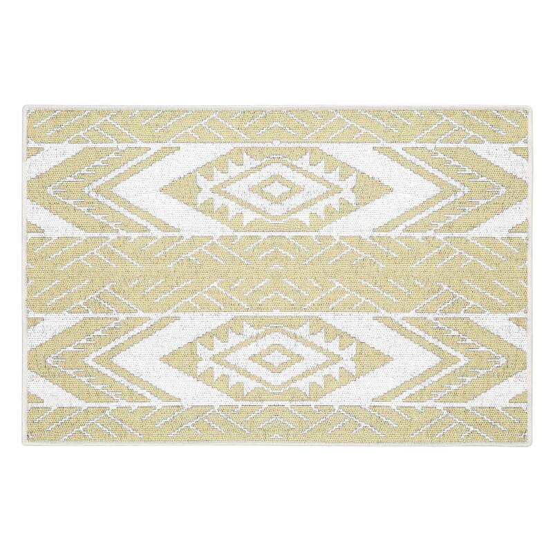 Sussexhome Heavy Duty Ultra Thin Non Slip Washable Cotton Indoor Rug - 2' x 3'