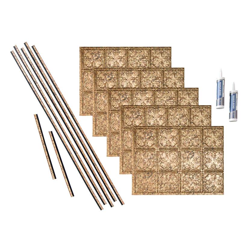 FASÄDE Traditional Style 10 Decorative Vinyl Backsplash Panel