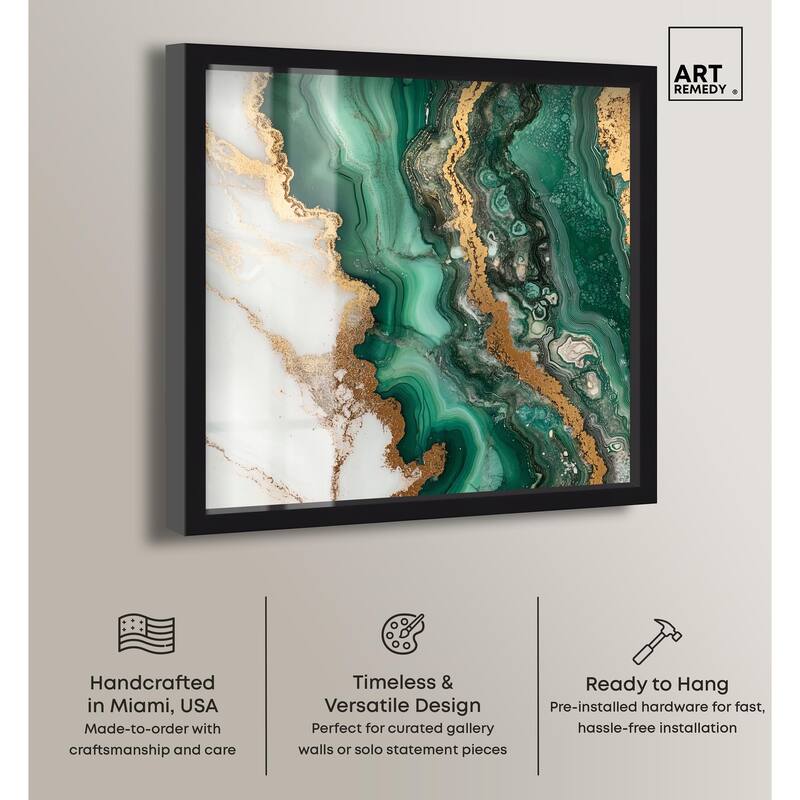 Malachite Majesty Shadowbox by Art Remedy