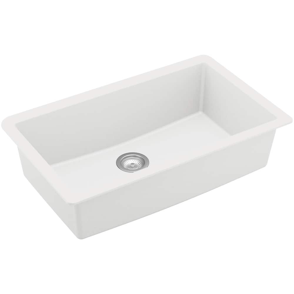 Karran USA QU-812 Undermount 32-1/2" Large Single Bowl Quartz/Granite