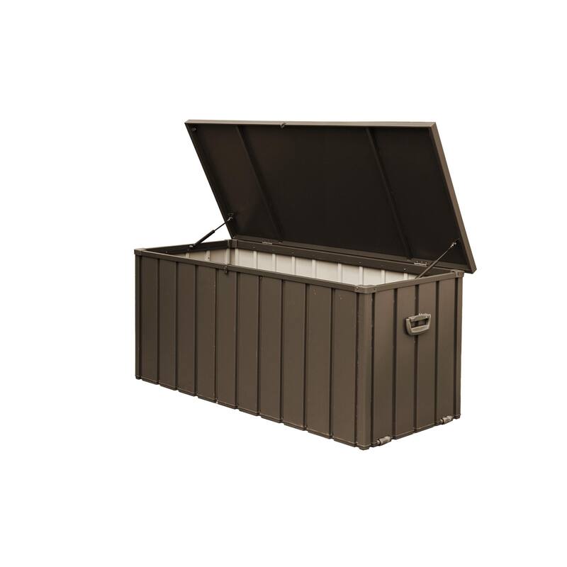 Storage Deck Box Waterproof, Large Patio Storage Bin,Lockable Garden Tools