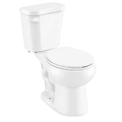 Costway Two-Piece Round Toilet Standard Toilet with 17.5" ADA Comfort - See Details