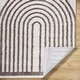 preview thumbnail 19 of 28, Livabliss Scandinavian Fossay Shag Stripe Washable Area Rug