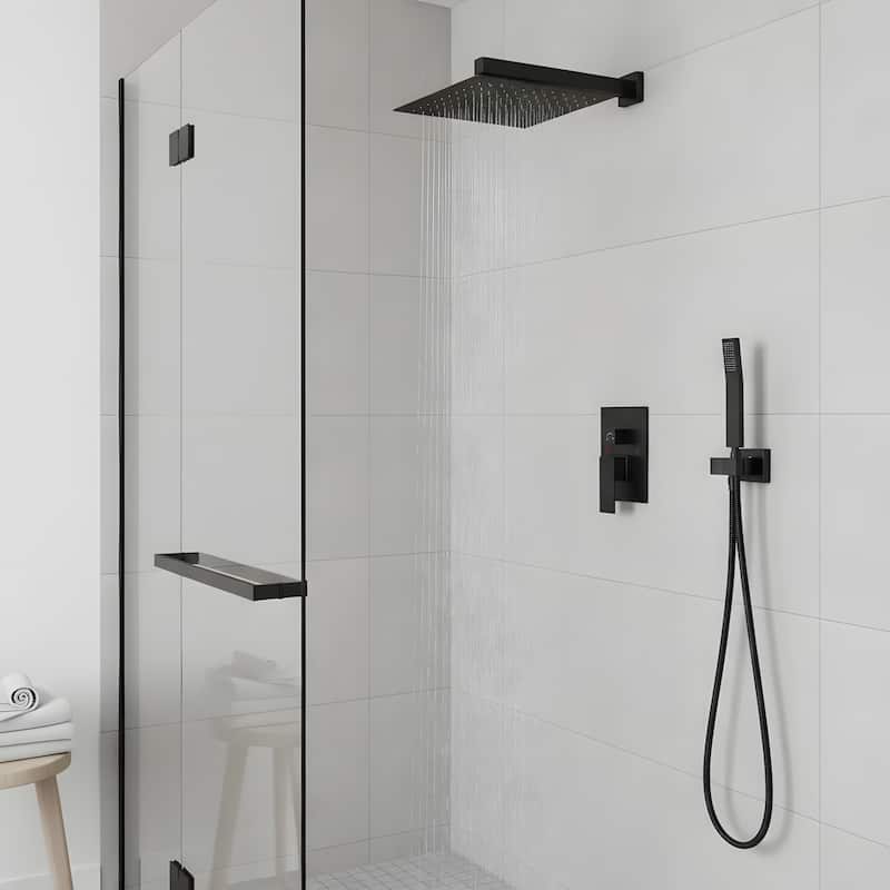 Wall Mounted Dual Shower Head Shower Set